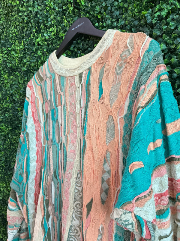 VINTAGE COOGI MULTICOLOR PASTEL COLOR SWEATER