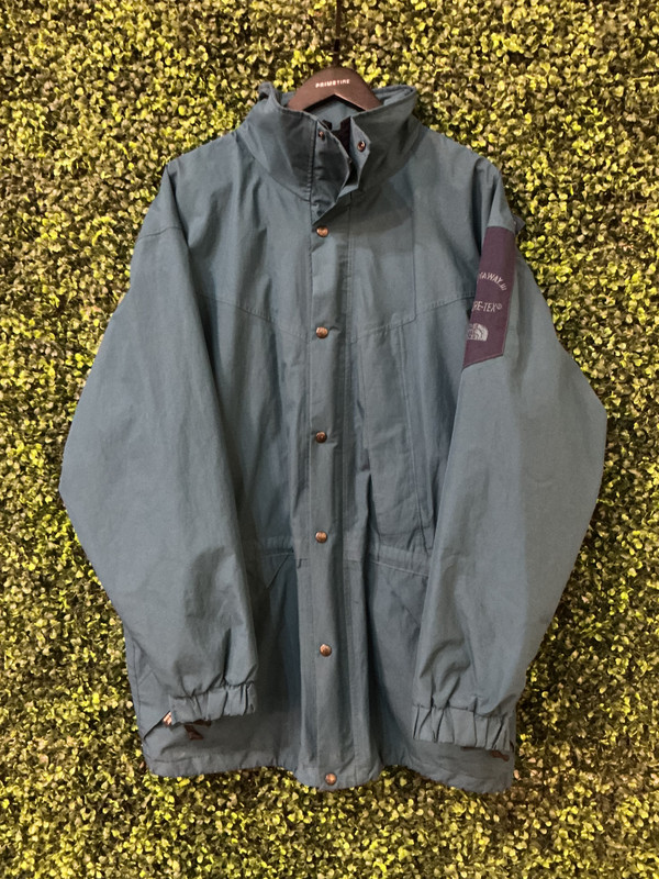 VINTAGE THE NORTH FACE STOWAWAY III BLUE PARKA
