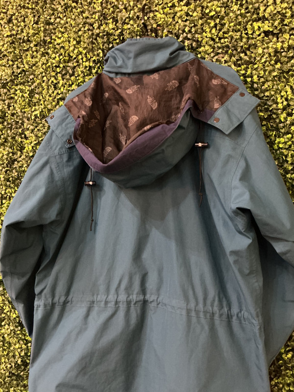 VINTAGE THE NORTH FACE STOWAWAY III BLUE PARKA