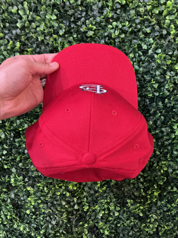 VINTAGE ST LOUIS CARDINALS RED SNAPBACK