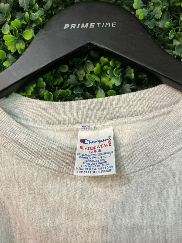 VINTAGE NY ISLANDERS CHAMPION REVERSE WEAVE CREWNECK