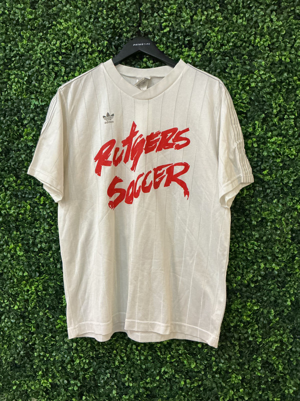 VINTAGE RUTGERS SOCCER 1980s ADIDAS KIT
