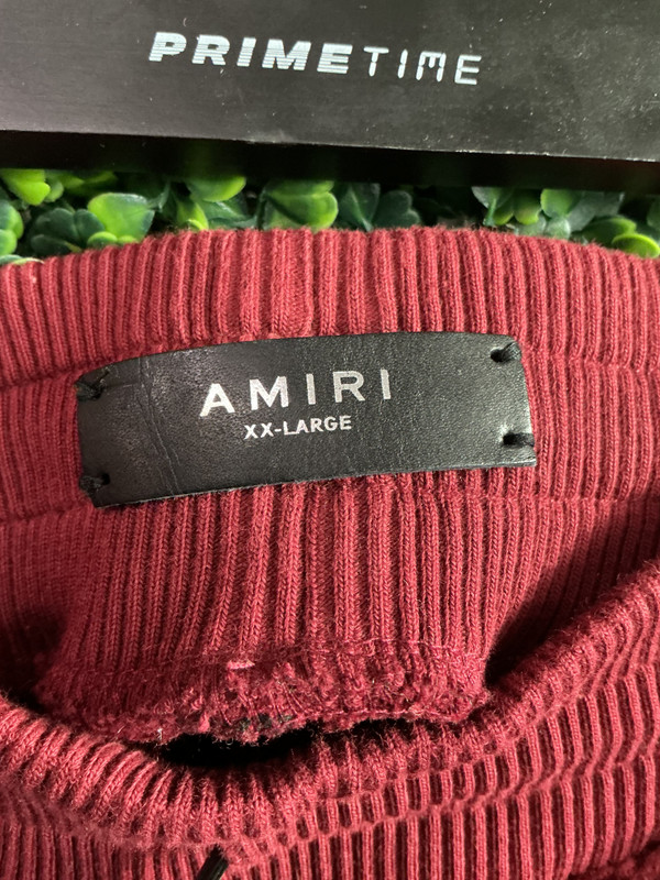 AMIRI RED BANDANA SHORTS (SZ 2XL)