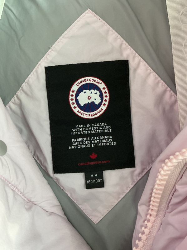 CANADA GOOSE EVERETT PUFFER JACKET PINK (SZ M)