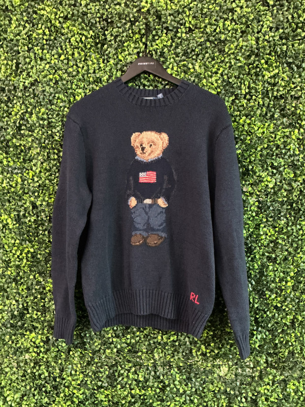 BRAND NEW POLO RALPH LAUREN USA BEAR SWEATER