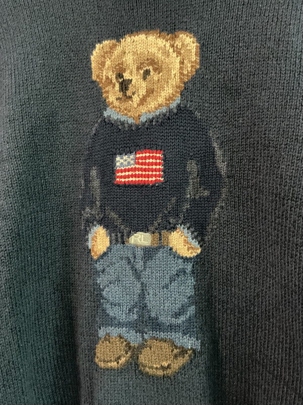 BRAND NEW POLO RALPH LAUREN USA BEAR SWEATER