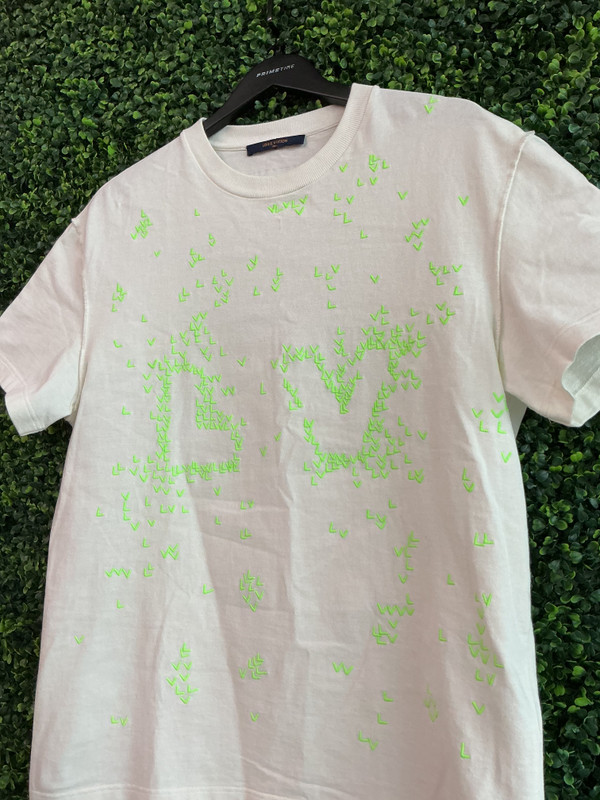 LOUIS VUITTON SPREAD PLANE EMBROIDERY LOGO TEE
