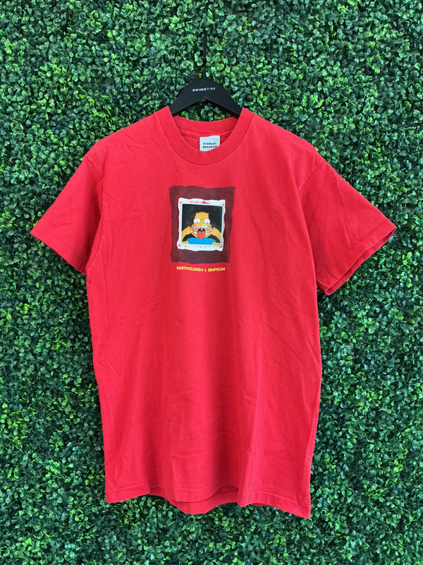 VINTAGE BART SIMPSON STANLEY DESANTIS LENTICULAR  TEE