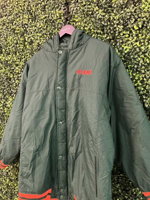 VINTAGE MIAMI HURRICANES CHAMPS PARKA
