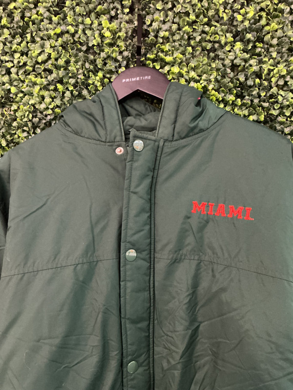 VINTAGE MIAMI HURRICANES CHAMPS PARKA