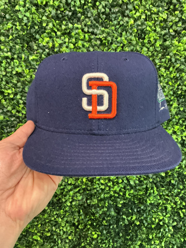 VINTAGE SAN DIEGO PANDRES 99 ALLSTAR SIDE PATCH FITTED HAT (SZ 7 1/2)