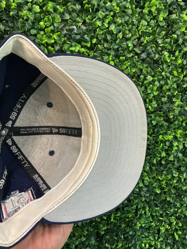 VINTAGE SAN DIEGO PANDRES 99 ALLSTAR SIDE PATCH FITTED HAT (SZ 7 1/2)