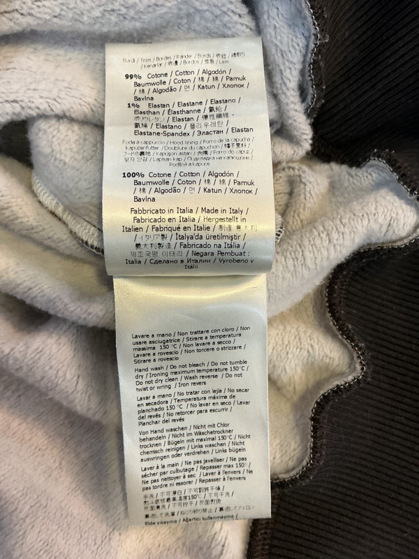 FENDI ZUCCA PATTERN HOODIE