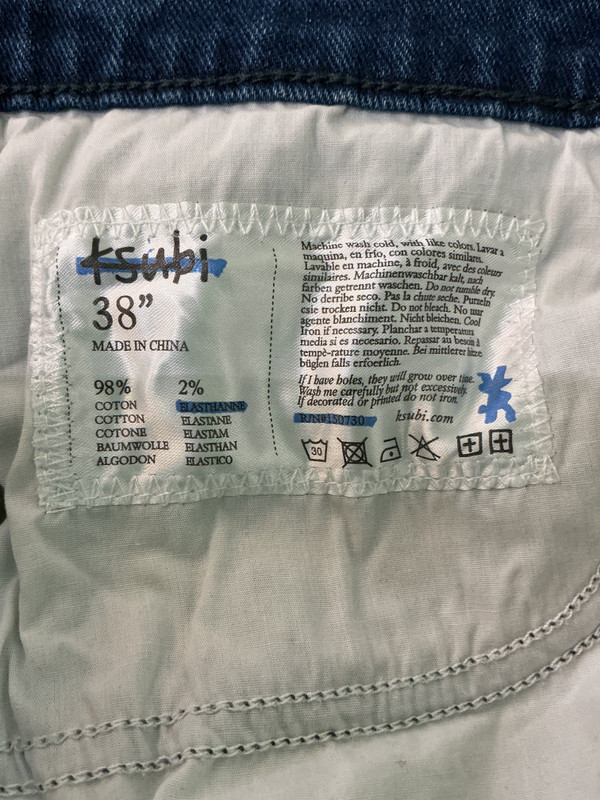 KSUBI LIGHT BLUE JEANS