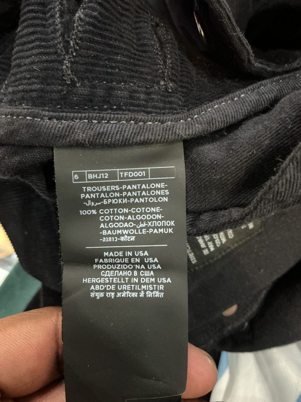 BRAND NEW TOM FORD CORDUROY SLIM FIT PANTS