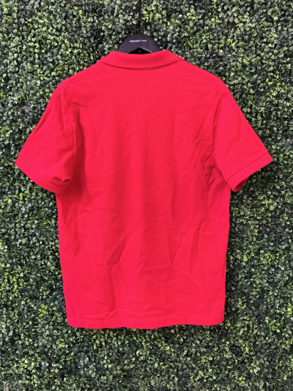 BURBERRY RED POLO SHIRT