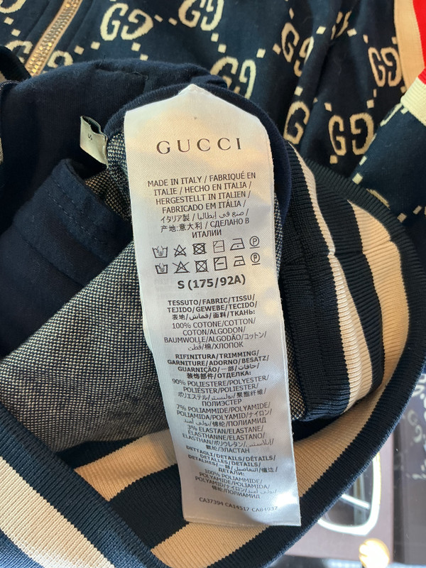 GUCCI BLUE/RED TRACK JACKET