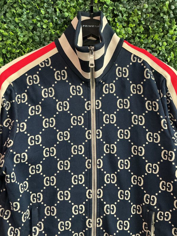 GUCCI BLUE/RED TRACK JACKET