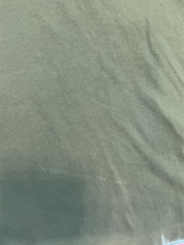 BRAND NEW MONCLER GREEN NECK LOGO TEE