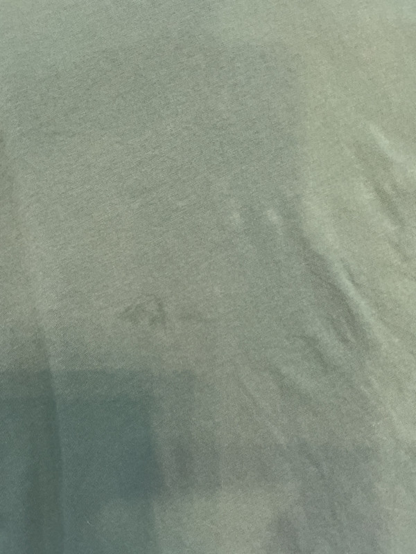 BRAND NEW MONCLER GREEN NECK LOGO TEE