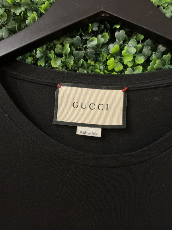 GUCCI BLK LOGO TEE