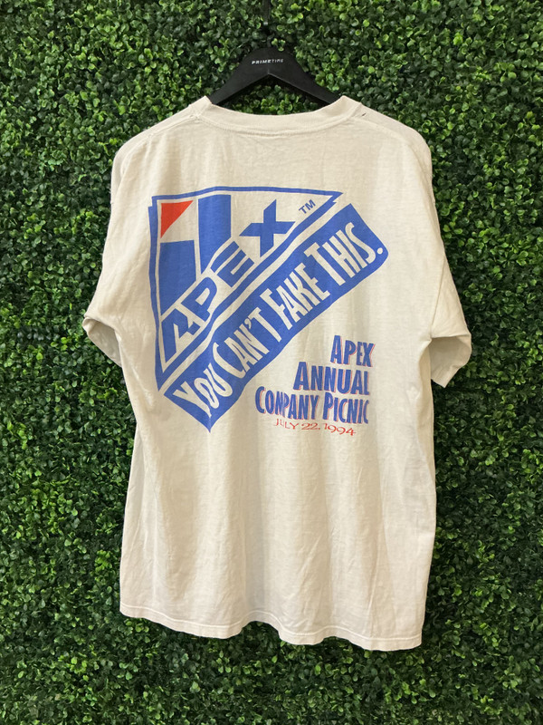 RARE VINTAGE APEX ONE 1994 COMPANY PICNIC TEE