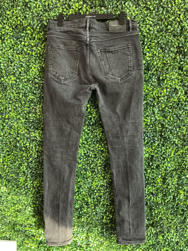 LIMITED EDITION PURPLE BRAND BLACK JEANS (SZ 34)