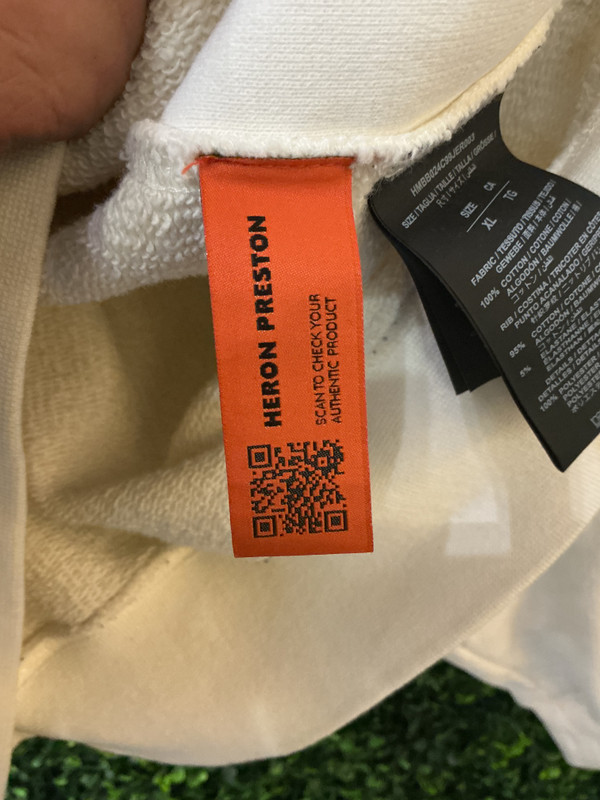 HERON PRESTON CREAM HOODIE