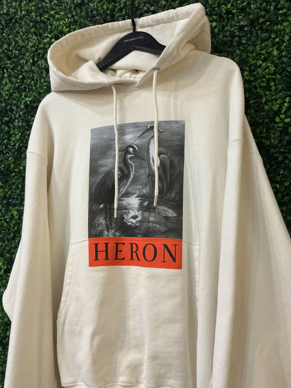 HERON PRESTON CREAM HOODIE