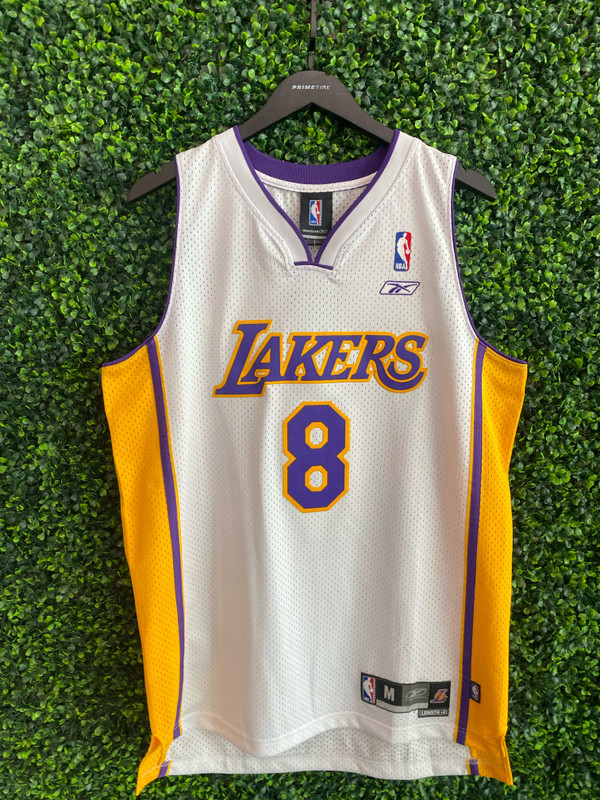 DEADSTOCK KOBE BRYANT LA LAKERS WHITE ALTERNATE REEBOK JERSEY