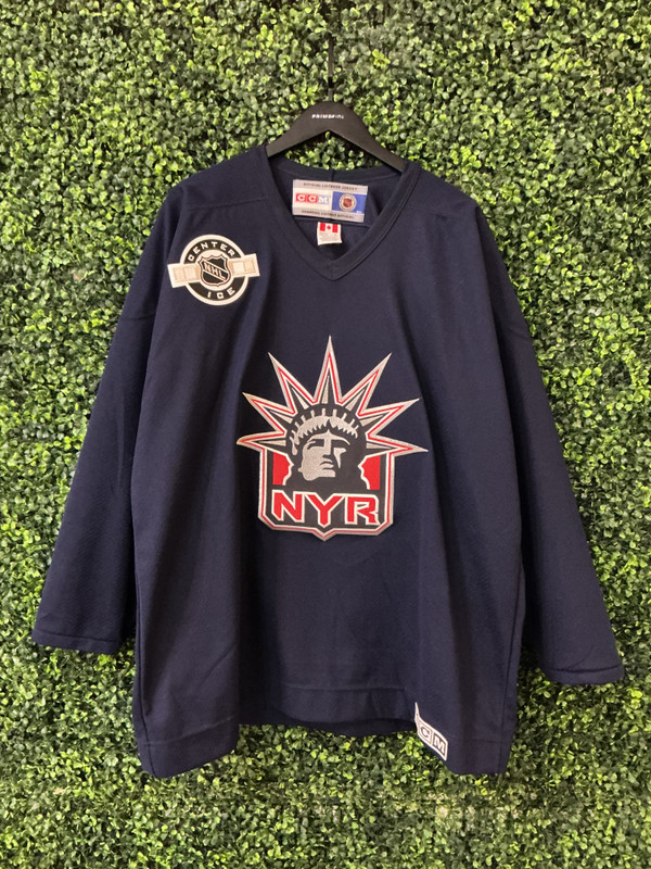 VINTAGE NY RANGERS CENTER ICE CCM JERSEY