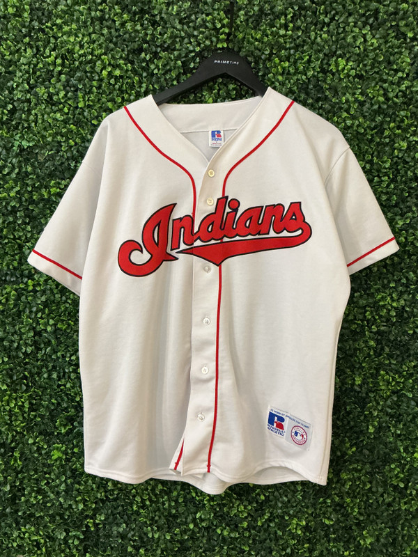 VINTAGE CLEVELAND INDIANS RUSSELL ATHLETIC JERSEY
