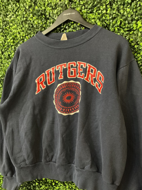 VINTAGE RUTGERS NAVY CREWNECK