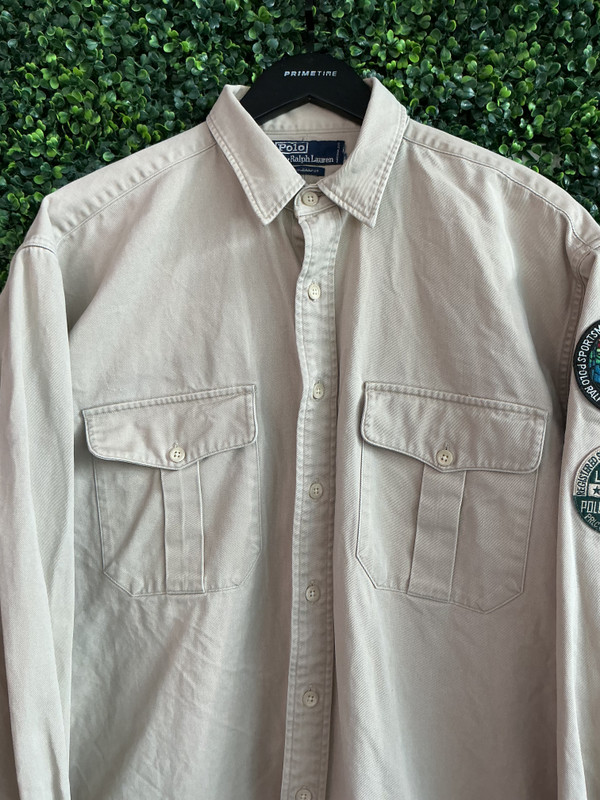 VINTAGE POLO RALPH LAUREN WILDLIFE BUTTON UP