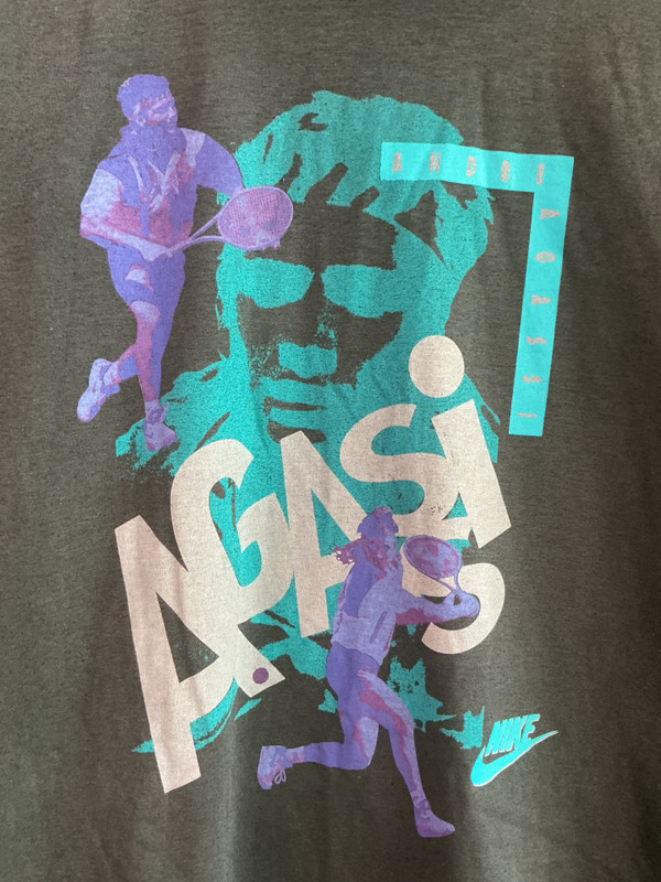 VINTAGE NIKE ANDRE AGASSI TEE