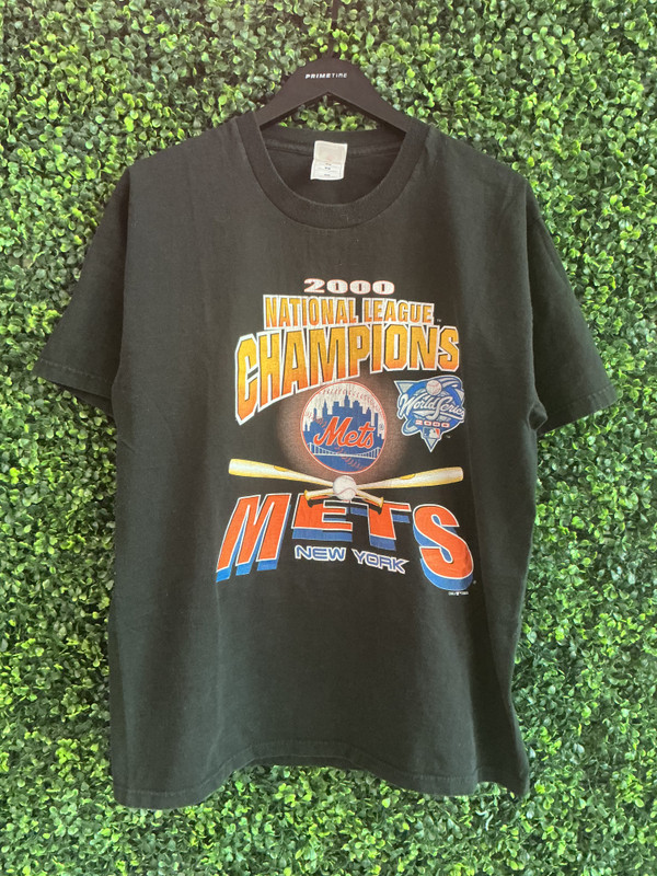 VINTAGE NY METS 2000 NATIONAL LEAGUE CHAMPIONS TEE