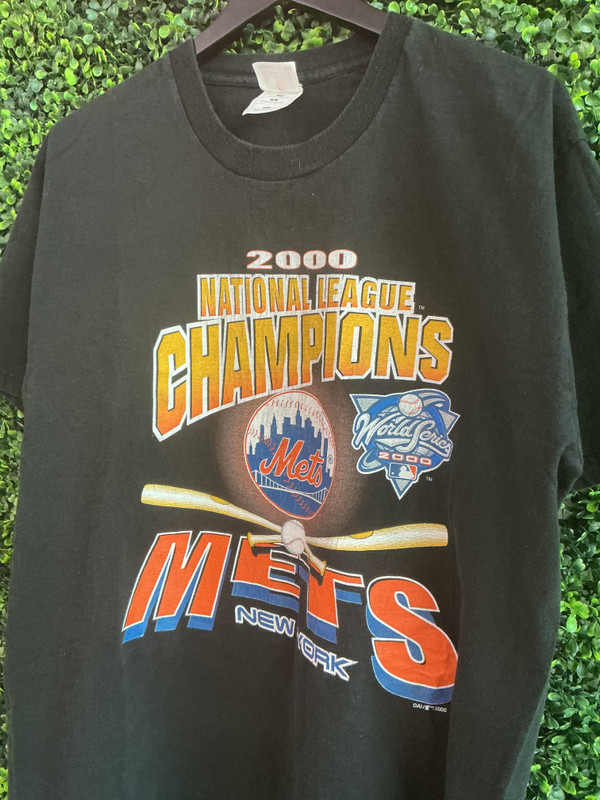 VINTAGE NY METS 2000 NATIONAL LEAGUE CHAMPIONS TEE