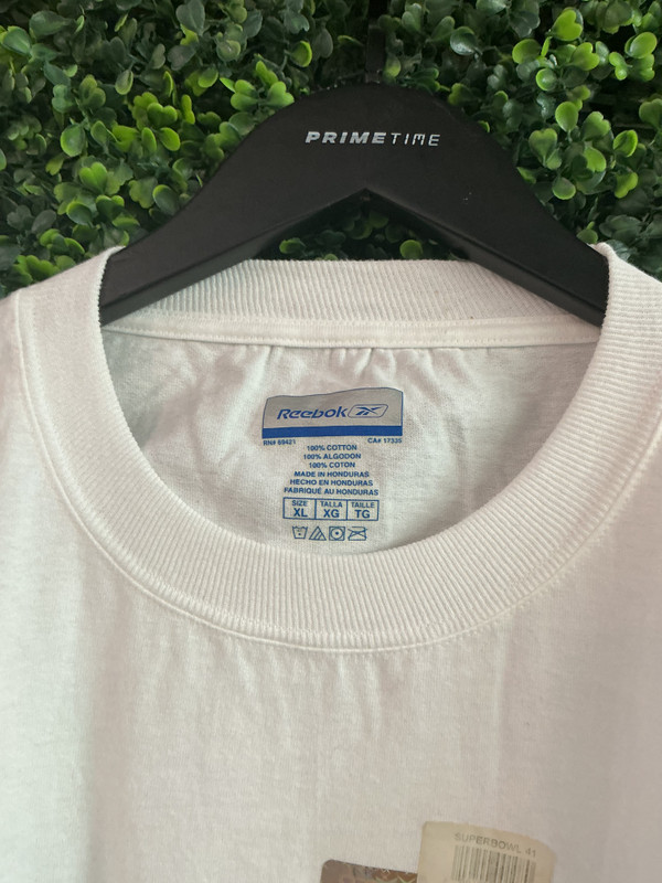 DEADSTOCK VINTAGE SUPER BOWL XLI REEBOK TEE