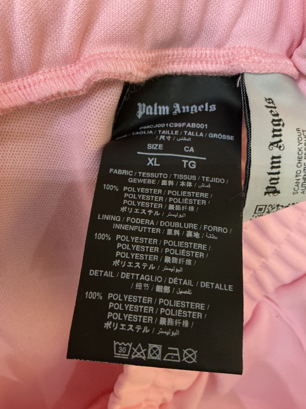 PALM ANGELS PINK TRACK PANT
