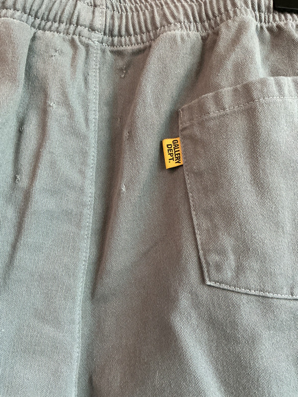 GALLERY DEPT GRAY COTTON ZUMA SHORTS (SZ XXL)