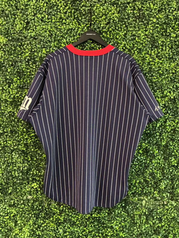 VINTAGE MINNESOTA TWINS MAJESTIC PINSTRIPE JERSEY