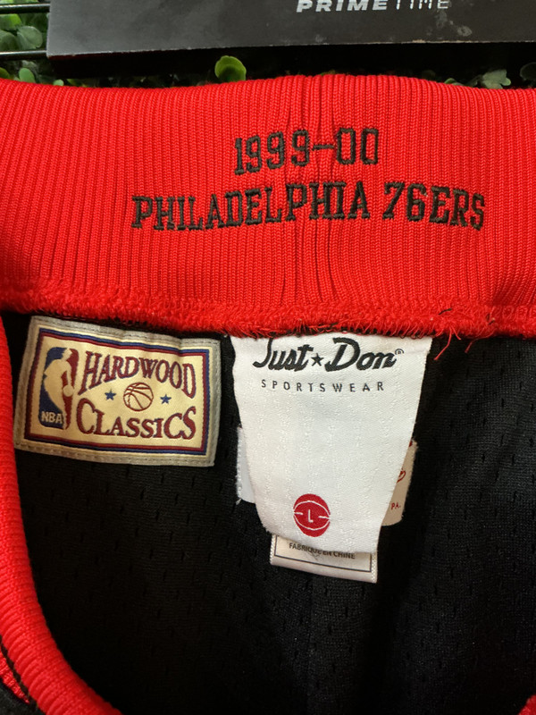 JUST DON x MITCHELL NESS PHILADELPHIA 76ERS SHORTS