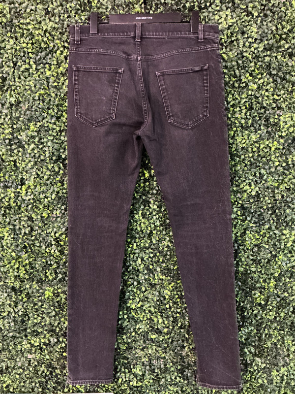 YSL BLACK DENIM JEANS (SZ 30)