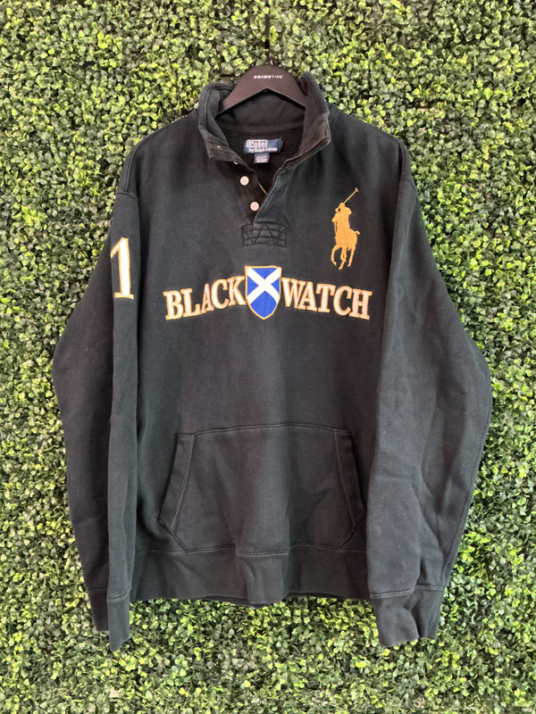 POLO RALPH LAUREN BLACK WATCH PULLOVER