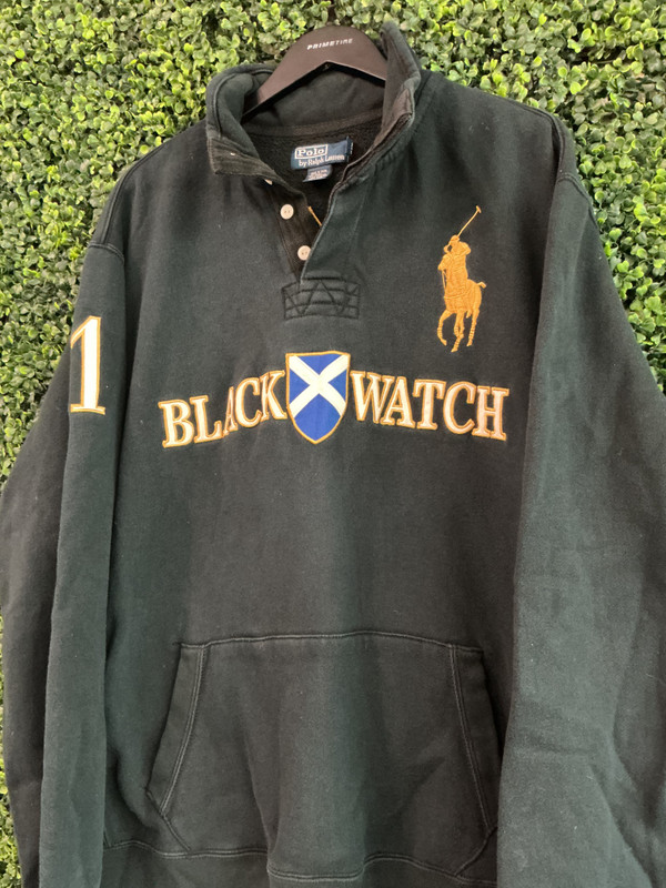POLO RALPH LAUREN BLACK WATCH PULLOVER