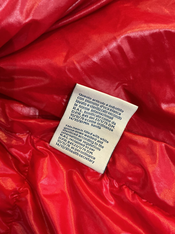 MONCLER RED ECRINS GIUBBOTTO JACKET