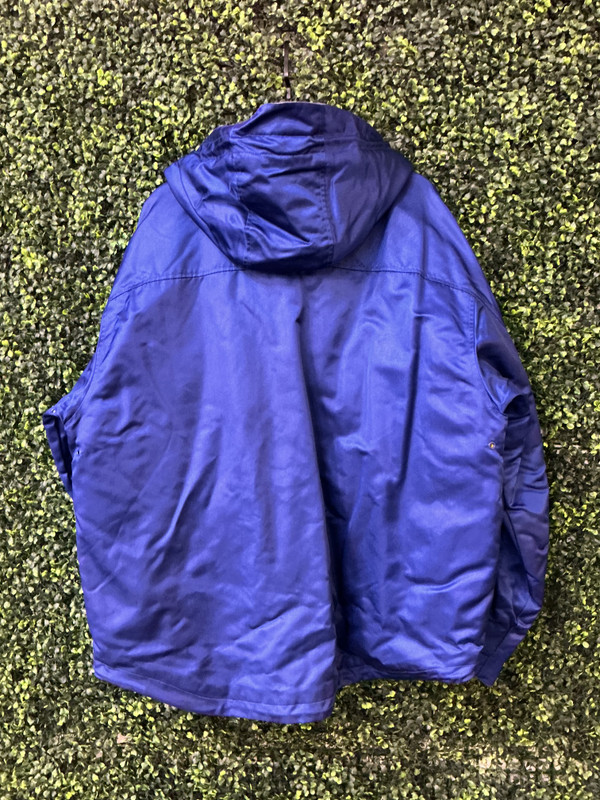 VINTAGE TOMMY HILFIGER BLUE FULL LENGTH HOODED COAT
