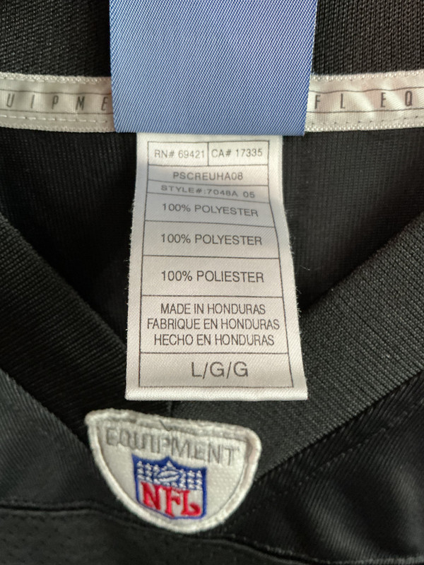 RANDY MOSS OAKLAND RAIDERS REEBOK JERSEY