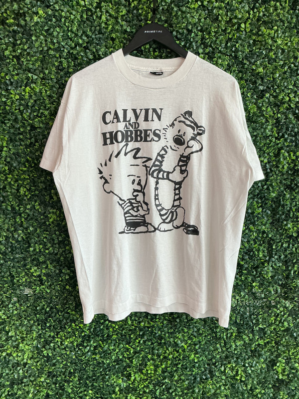 VINTAGE CALVIN AND HOBBES ILLUSTRATION TSHIRT
