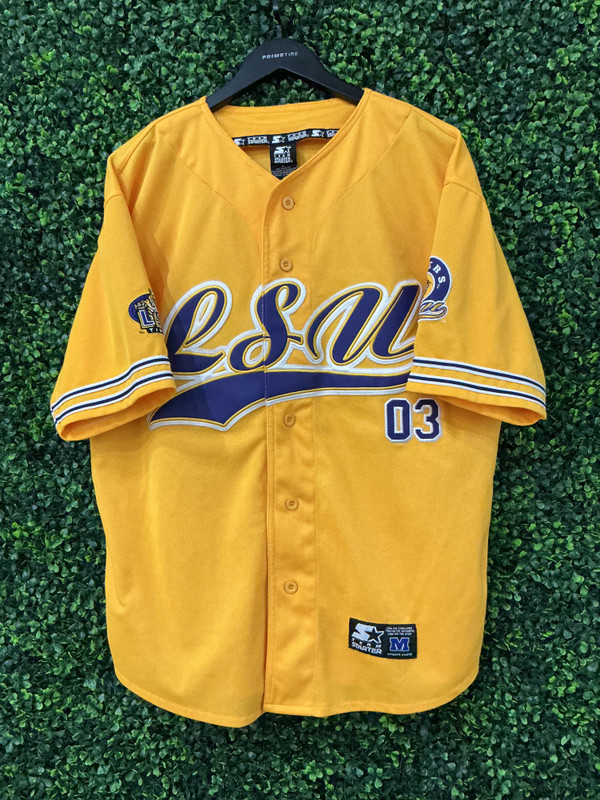 LSU TIGERS STARTER BASEBALL JERSEY